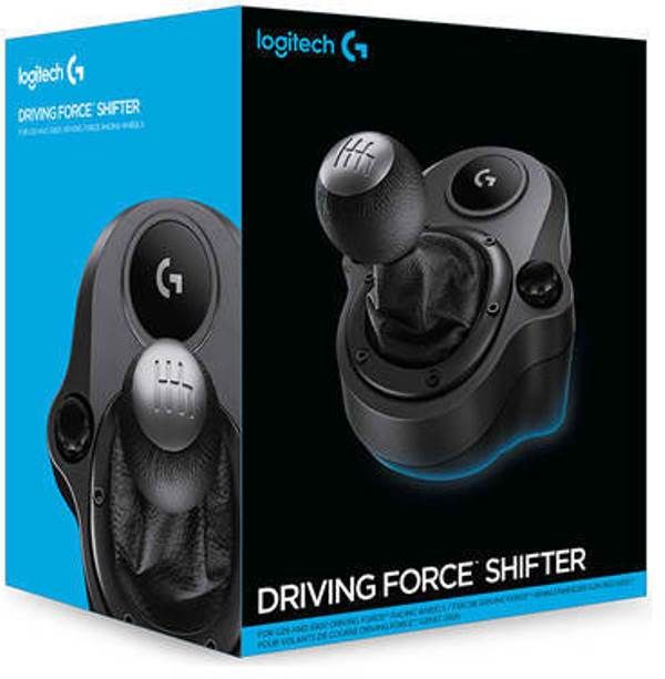 Bottom view of Logitech Driving Force Shifter showing heavy-duty desk mounting clamps