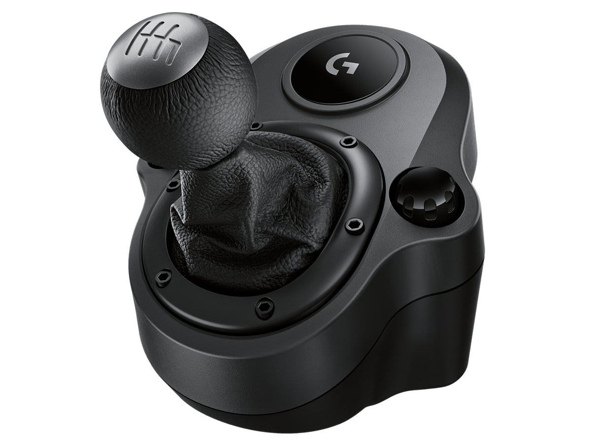 Logitech G920 Driving Force Shifter in official retail box on clean background