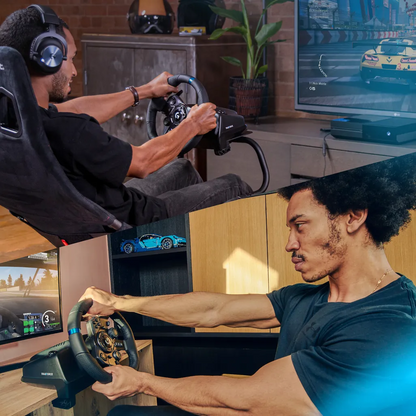 Stainless steel pressure-sensitive pedals for the Logitech G G923