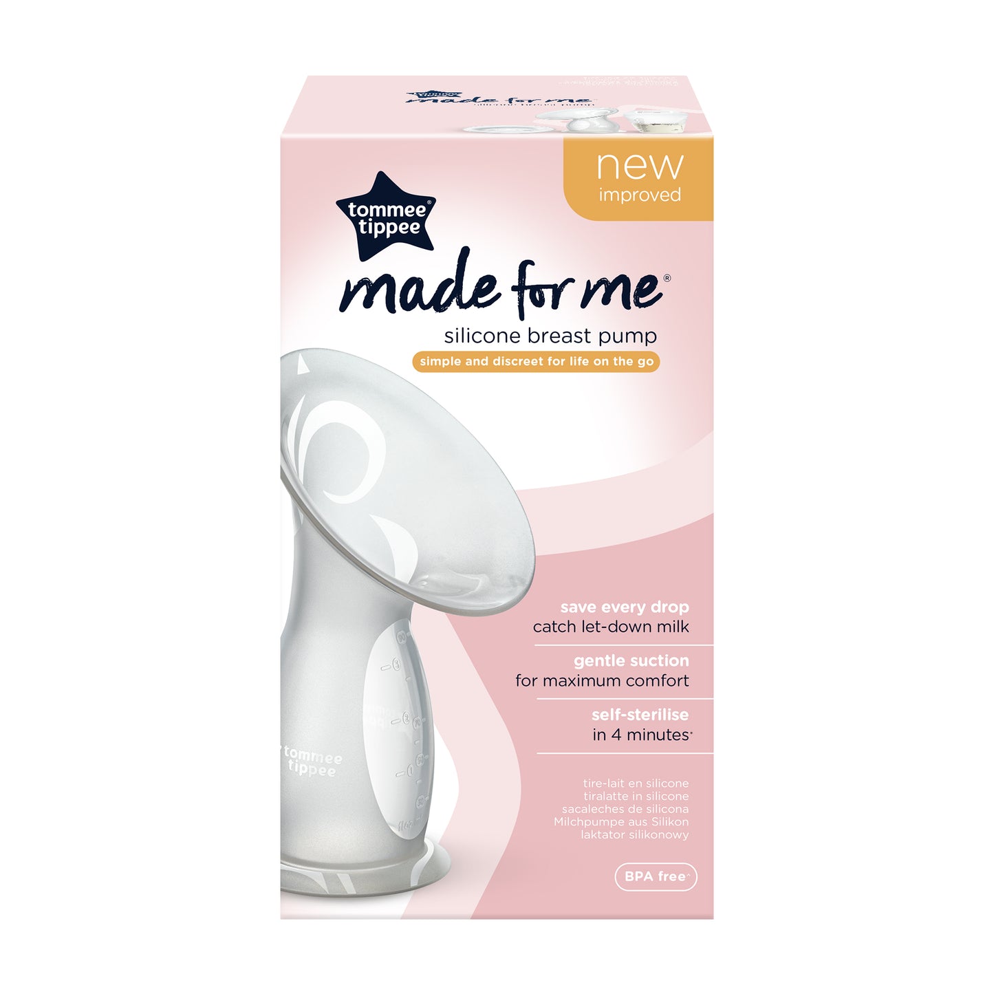 How to use the Tommee Tippee microwave sterilising lid on the silicone pump