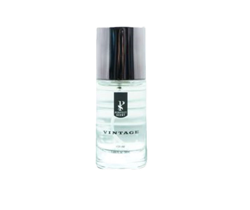Perfect Scent Vintage 50ml Eau De Parfum glass bottle front view