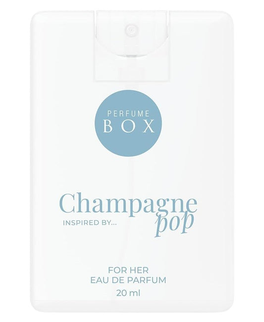 Perfume Box Champagne Pop For Her 20ml pocket perfume bottle and box