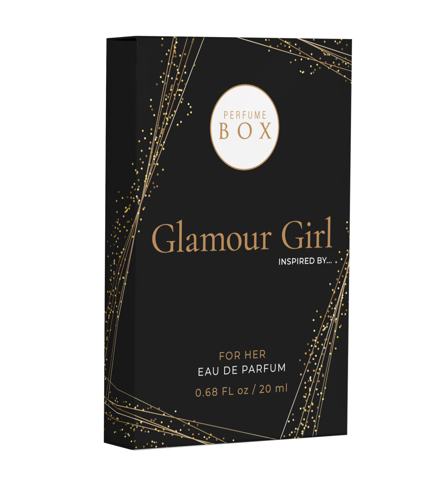 Perfume Box Glamour Girl 50ml bottle and 20ml pocket perfume combo set