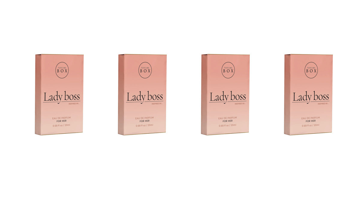 Four piece set of Perfume Box Lady Boss 20ml pocket sprays