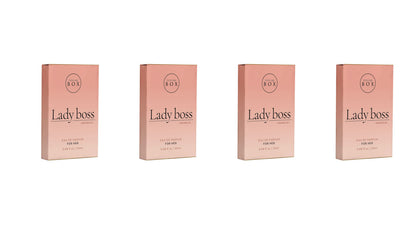 Four piece set of Perfume Box Lady Boss 20ml pocket sprays