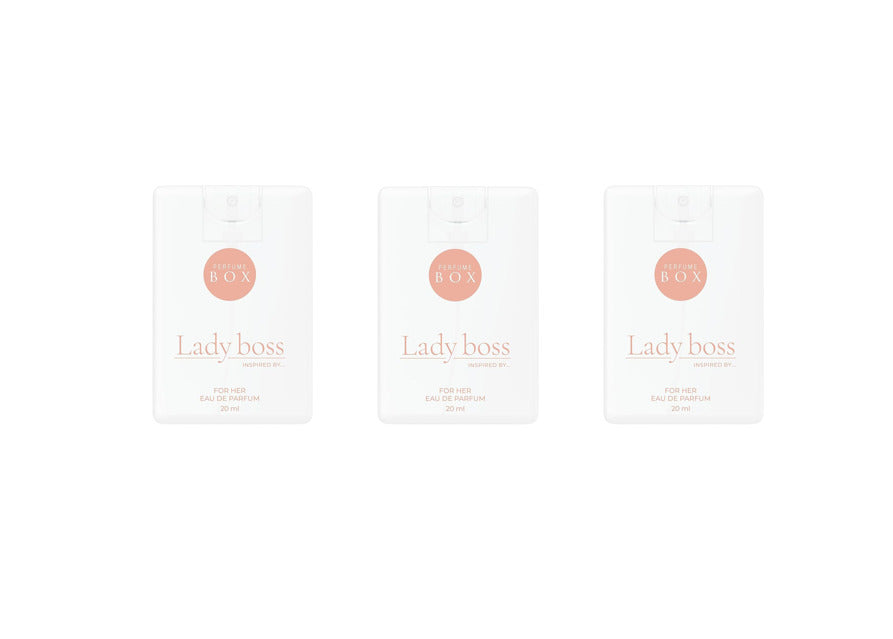 Perfume Box Lady Boss 3x20ml pocket size set Eau De Parfum bottles for her