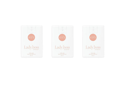 Perfume Box Lady Boss 3x20ml pocket size set Eau De Parfum bottles for her