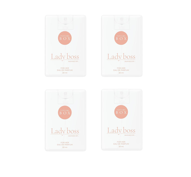 Perfume Box Lady Boss 4x20ml pocket size set Eau De Parfum bottles for her