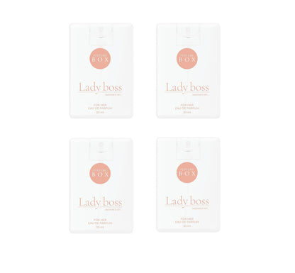 Perfume Box Lady Boss 4x20ml pocket size set Eau De Parfum bottles for her