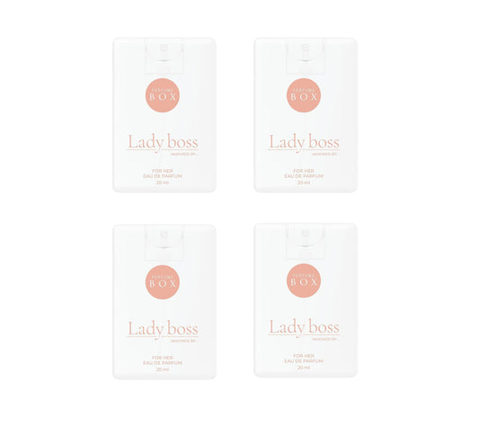 Perfume Box Lady Boss 4x20ml pocket size set Eau De Parfum bottles for her