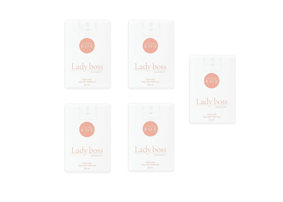 Perfume Box Lady Boss 5x20ml pocket size set Eau De Parfum bottles for her