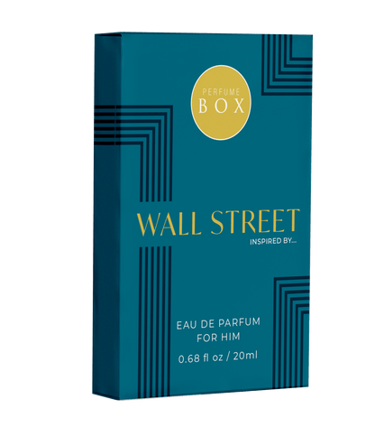 Perfume Box Wall Street 50ml bottle and 20ml pocket cologne combo set