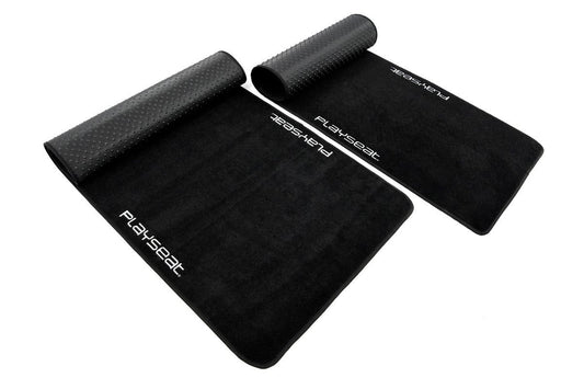 Playseat Floor Mat XL full view top profile with official logo branding