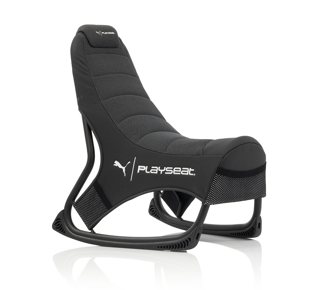 Close-up view of breathable PUMA ActiFit fabric on Playseat gaming chair
