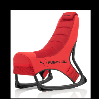 Side 45 degree angle view of Playseat Puma active motion gaming seat