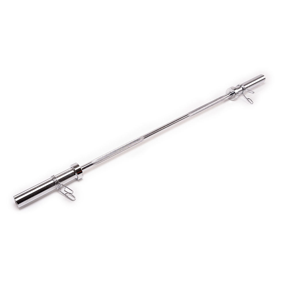 Powercore Chrome Olympic Bar 1.5M displayed horizontally on a clean white background
