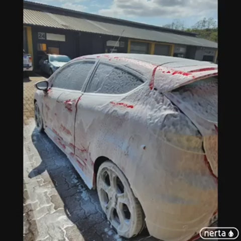 Nerta Foam Cannon 1 Litre

This foam gun delivers unparalleled quality, featuring a strong design and exceptional performance. Its ultra-foaming capabilities ensure thick, even coverage, while the 360-degree adjustable spray pattern allows for precise application from any angle. An extremely high chemical yield maximizes efficiency for any cleaning task.

Ultra-foaming capabilities for superior coverage

360-degree adjustable spray pattern for flexible use
High chemical yield for optimal efficiency
1L capac