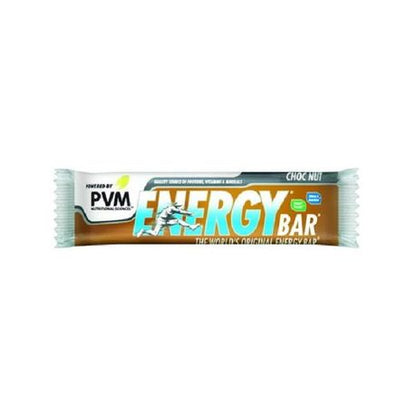 Single 45g PVM Choco-Nut Energy Bar packaged in original wrapper