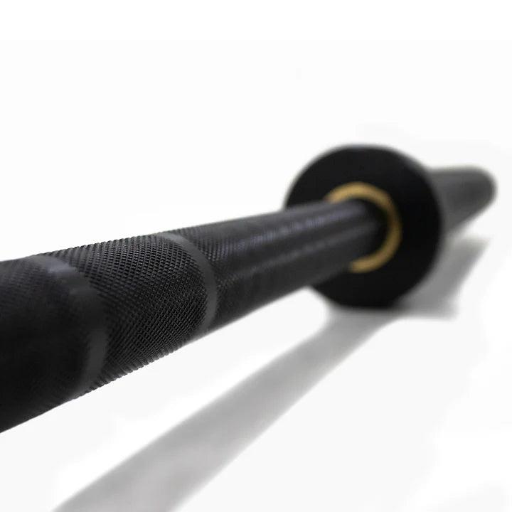 Reinforced sleeves on the Powercore 8.0 professional weightlifting bar