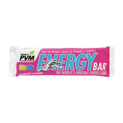 PVM Strawberry Energy Bars (Box of 20 x 45g)