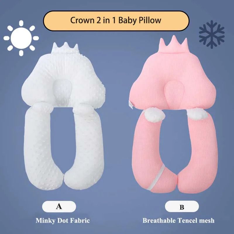 Babies-Up 2 in 1 Nursing Pillow Baby Lounger For Newborn Babies Adjustable