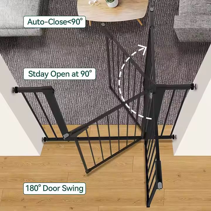 Babies-Up Safety Gate for Baby or Pet Sliding Door Retractable 75 -82cm