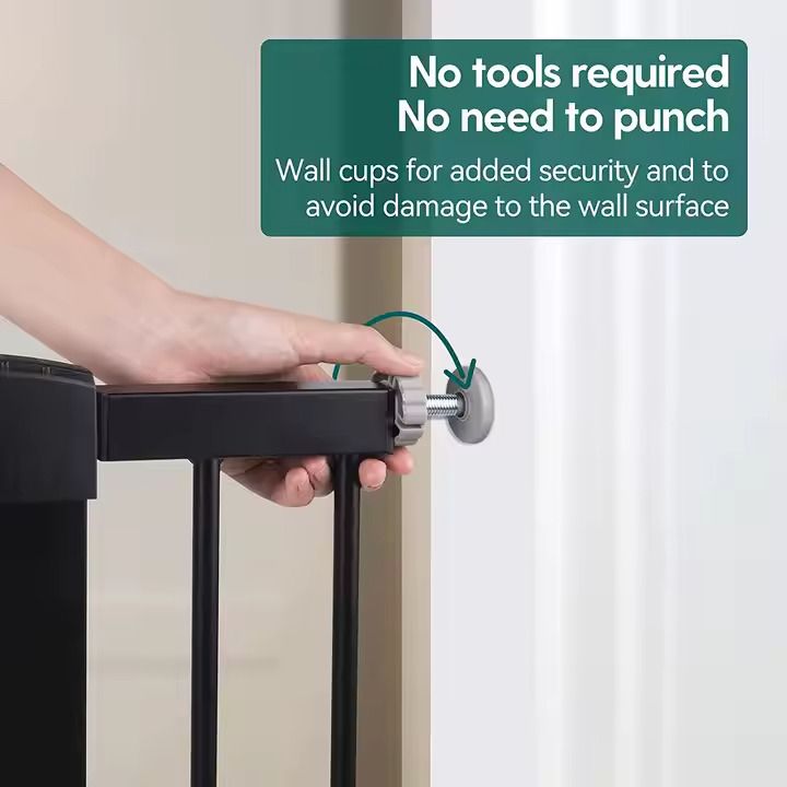 Babies-Up Safety Gate for Baby or Pet Sliding Door Retractable 75 -82cm
