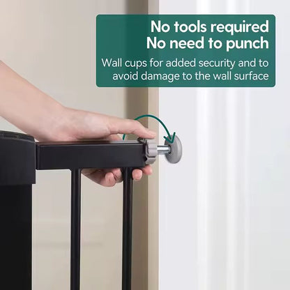 Babies-Up Safety Gate for Baby or Pet Sliding Door Retractable 75 -82cm