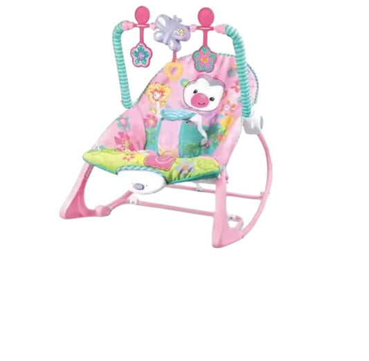 Babies-Up 2 in 1 Infant To Toddler Rocker Chair With Vibration and Bounce