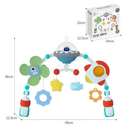 Babies-Up Musical Cot/Pram/Baby seat/Bassinet Arch Toy Mobile