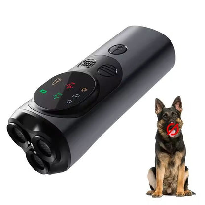 Dogs-Up Handheld Ultrasonic Anti Barking Device With Torch For Training