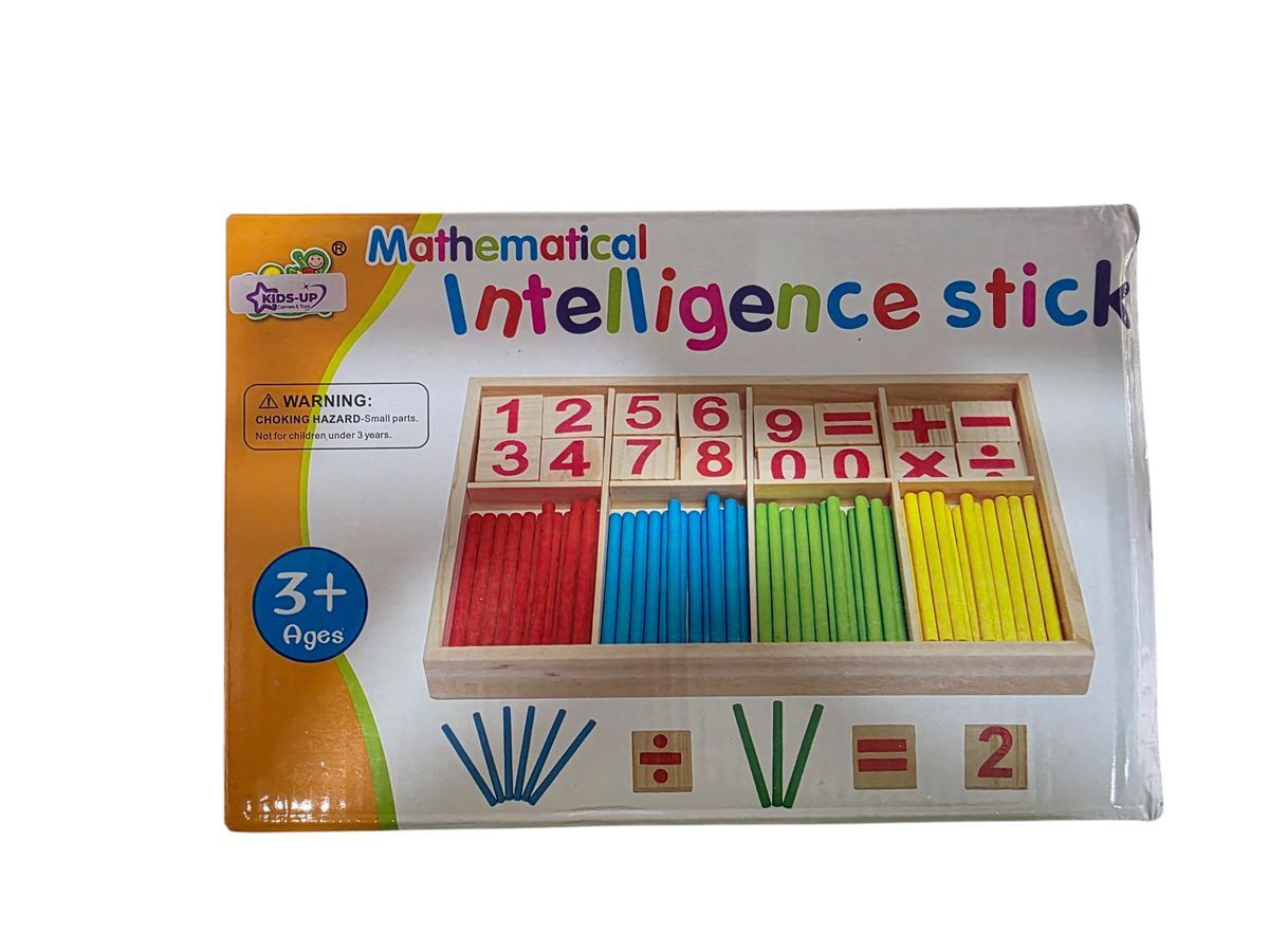 Kids-Up Mathematics Educational Wooden Toy Learning Set Counting