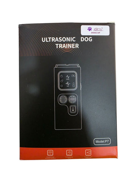 Dogs-Up Handheld Ultrasonic Anti Barking Device With Torch For Training Dogs