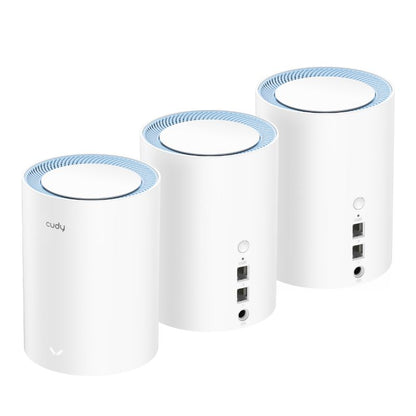 Cudy M1200 AC1200 Dual-Band Whole Home Mesh Wi-Fi Router – 3 Pack