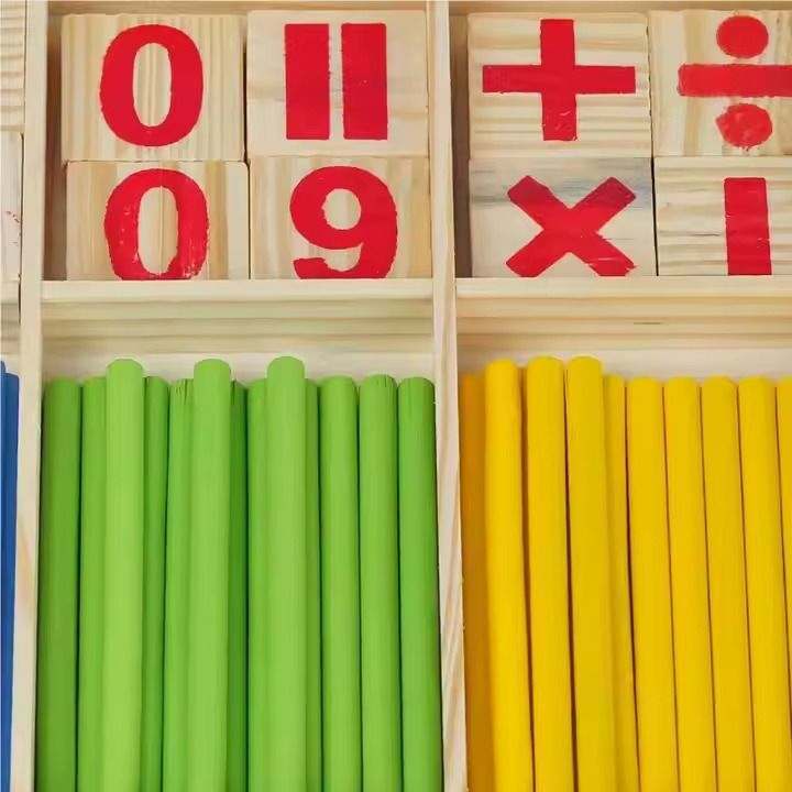 Kids-Up Mathematics Educational Wooden Toy Learning Set Counting