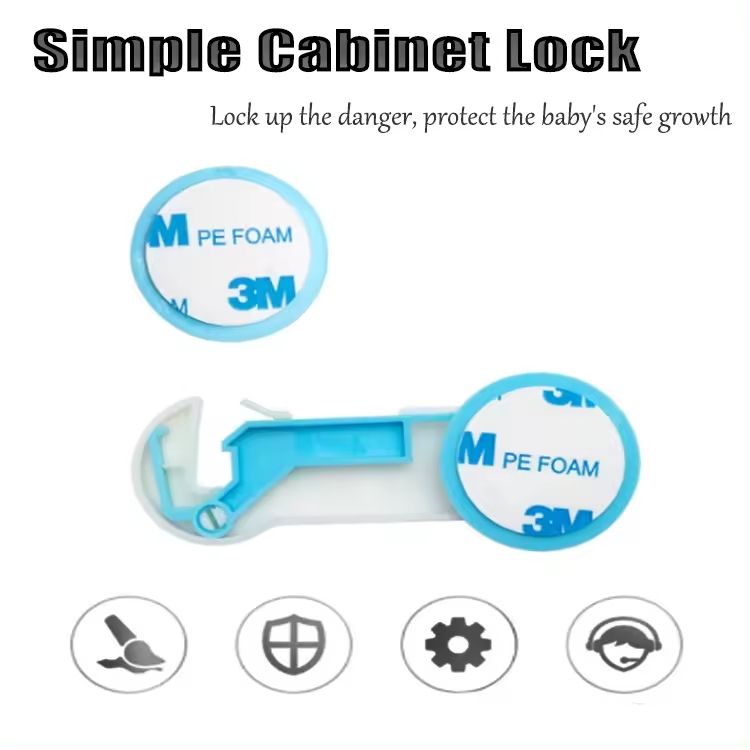 Babies-Up Cabinet/Fridge/Cupboard Lock Baby Proofing for Child Safety Set 3