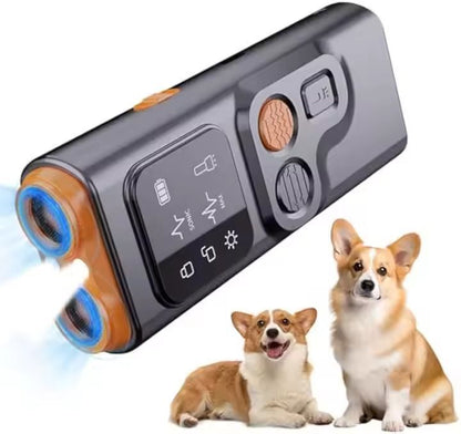 Dogs-Up Handheld Ultrasonic Anti Barking Device With Torch For Training Dogs