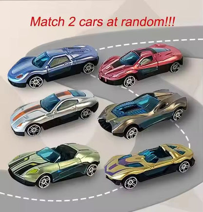 Kids-Up Car Track Toy 5 Floor Sliding Track With Garage Including Cars