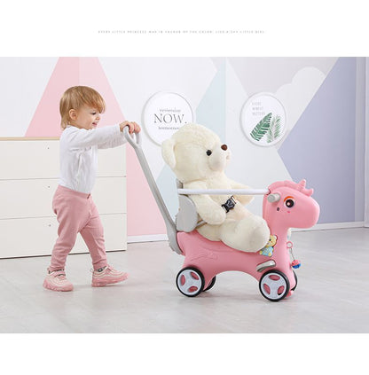 Babies-Up 6-in-1 Rocking Horse with Music Delight for Kids Age 1-2yrs