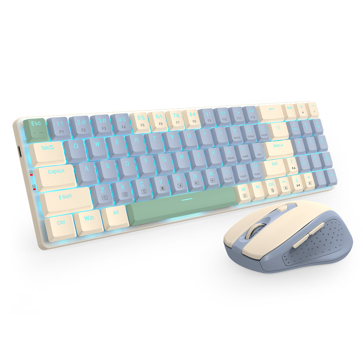 Redragon BS8772 Mechanical Wireless Keyboard & Mouse Combo
