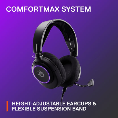 SteelSeries Arctis Nova 3 main USB-C audio cable and USB-A adapter extension