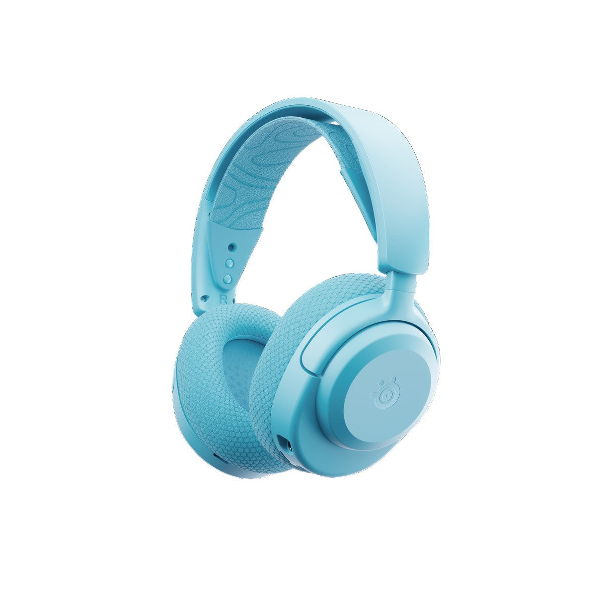 Side profile view of SteelSeries Arctis Nova 3X Xbox headset showing dual-hinge design