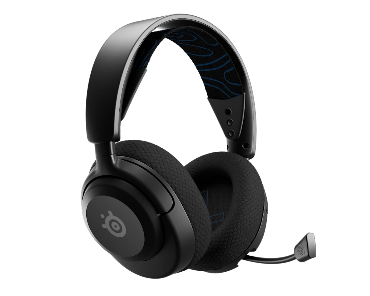 SteelSeries Arctis Nova 5P PS5 Wireless Gaming Headset White main front view