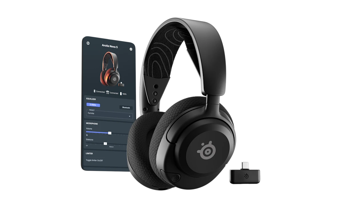 SteelSeries Arctis Nova 5X Xbox Wireless Gaming Headset Black main view