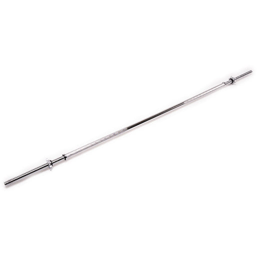 Straight Standard Bar 1.8m with included locking collars displayed horizontally on a white background