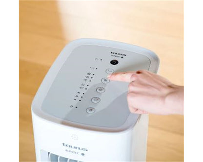 Close-up view of removable and washable anti dust filter on rear of Snowfield Babel