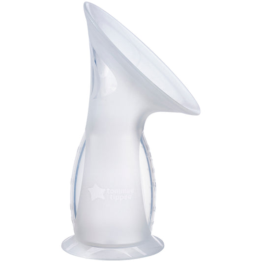 Tommee Tippee silicone breast pump kit with sterilising lid and storage pouch