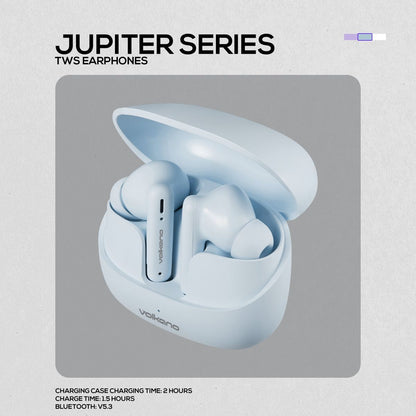 Official retail box packaging for Volkano Jupiter TWS Bluetooth earphones