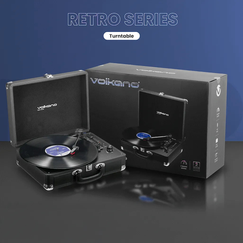 Infographic illustrating Bluetooth 5.3 wireless streaming from smartphone to turntable