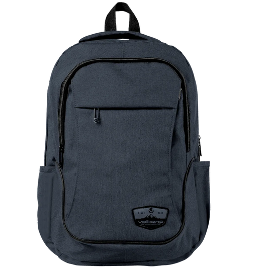 Volkano Victory Series student and everyday backpack in navy blue front view